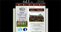 Desktop Screenshot of billsseafoodrestaurant.com